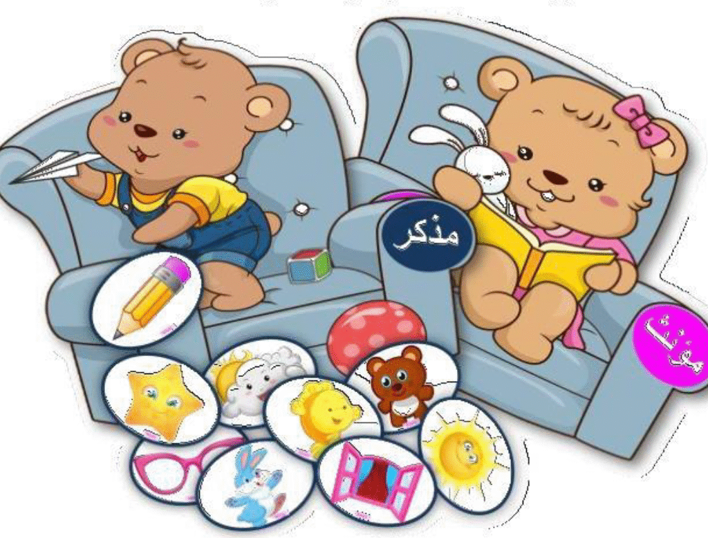 دببة المذكر والمؤنث